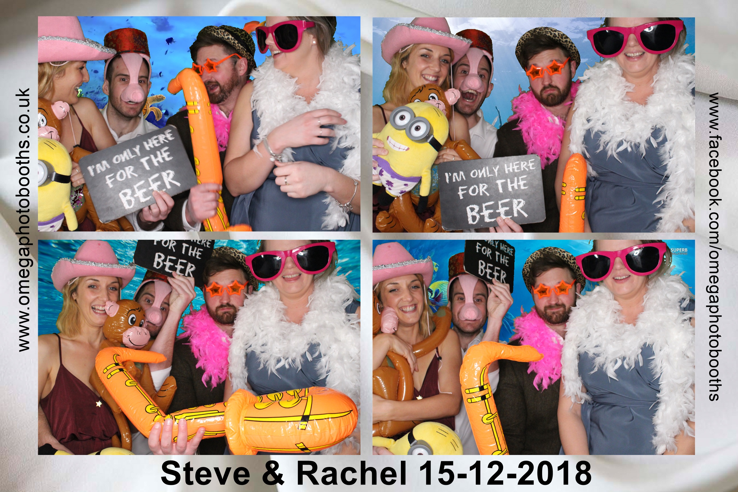 Steve and Rachel's Wedding | View more photos from the event at gallery.omegaphotobooths.co.uk/u/Omega-Photobooths/Steve-and-Rachels-Wedding